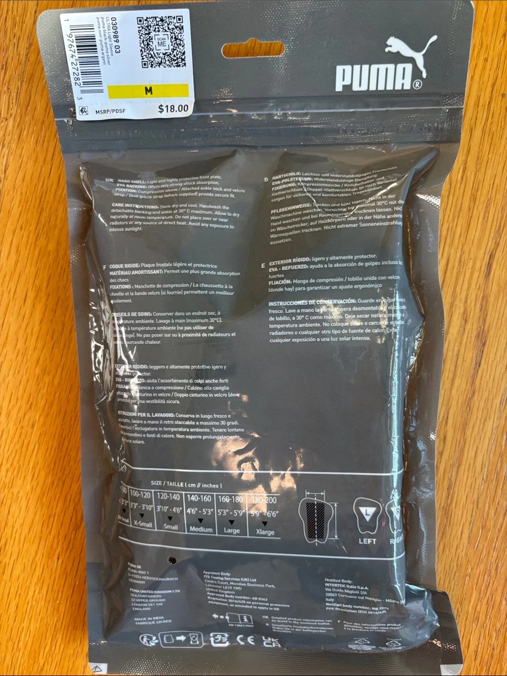 2 Pair for $35. Puma Black and White Shin Guards. NWT
